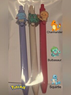 Pokrmon Sarter Gel Pen Trio